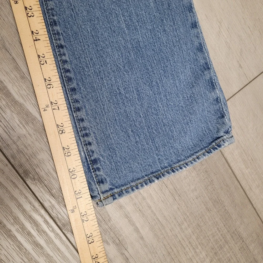 👖Polo‎ Ralph Lauren Stretch Kelly Jean Womens 6/Reg Bootcut Distressed Western